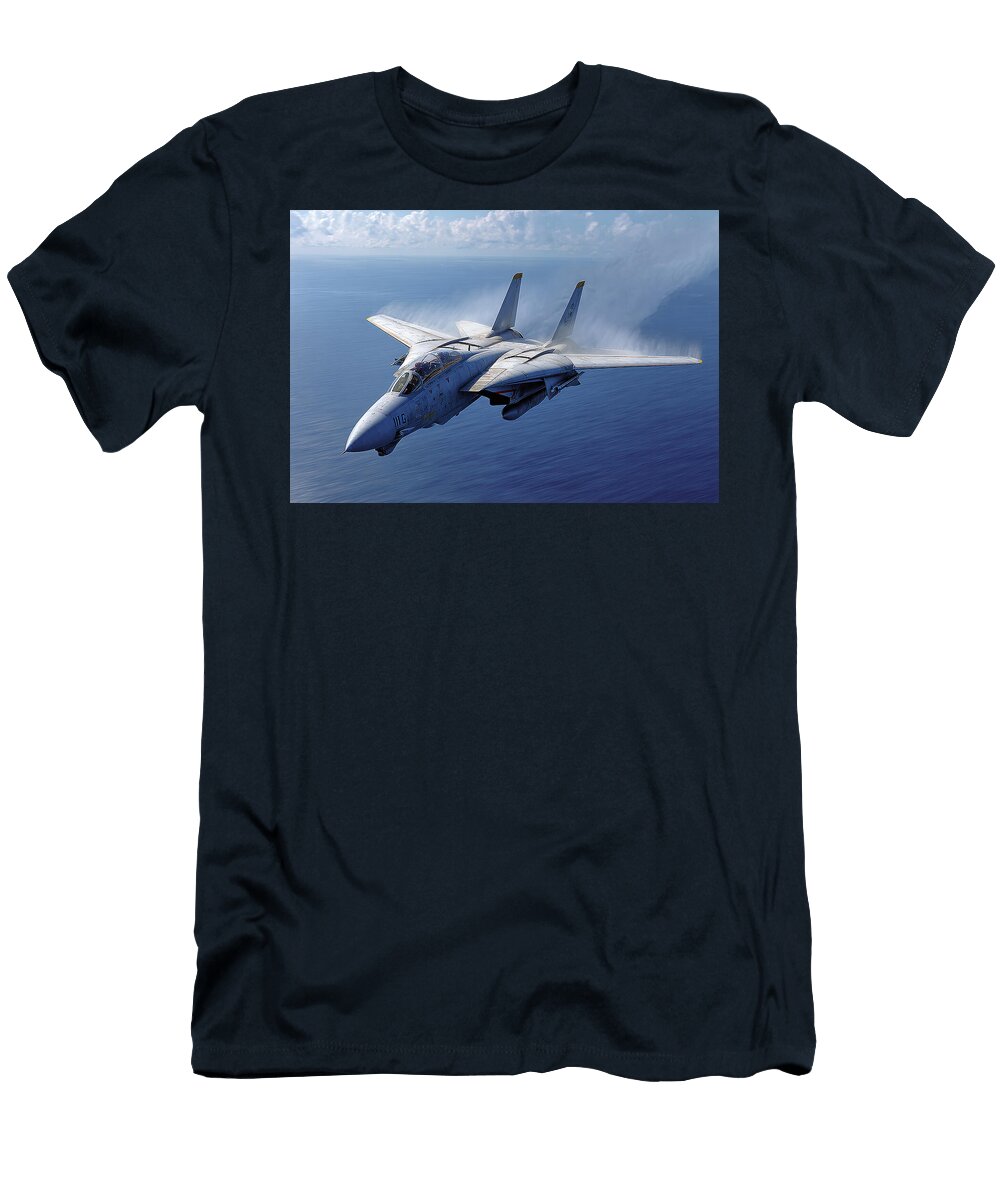 F 14 Sweepwind Rise Start Aviation T-Shirt