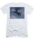 F 16 Fighter Jet in Mid Flight Jeff Stallard T-Shirt