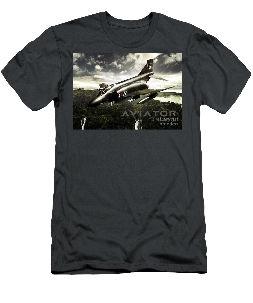 F 4 Phantom Fighter Jet Fernando Miranda T-Shirt
