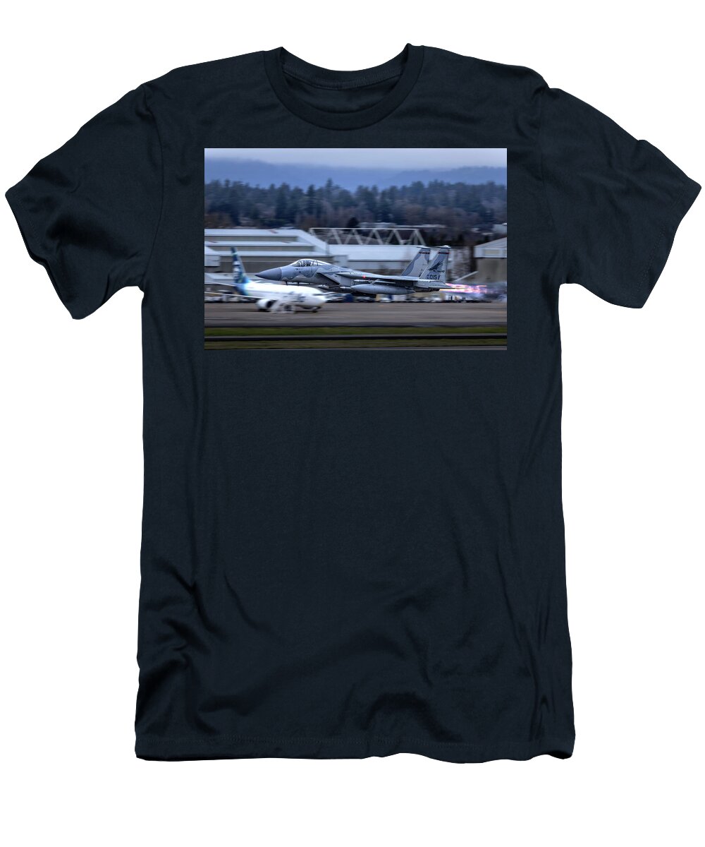 F15 Blastoff Wes and Dotty Weber T-Shirt