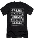 Fa Law Law Lawyer Christmas Ugly Attorney Law Natalie Lidford T-Shirt