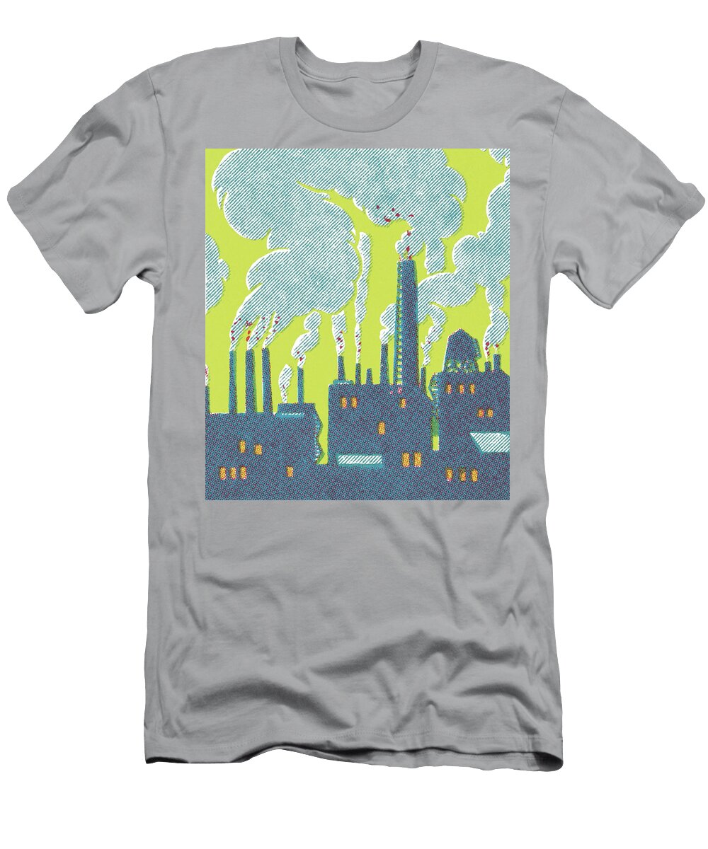 Factory and Pollution Csa Images T-Shirt