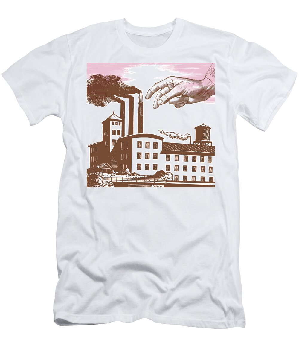 Factory Building Csa Images T-Shirt