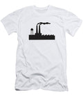 Factory with Two Smokestacks Csa Images T-Shirt