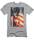 Faded American Flags Celestial Images T-Shirt