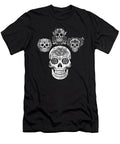 Faded Halloween Day of the Dead Mexican Skull Sugar Skull Product Deluxe Chimp T-Shirt