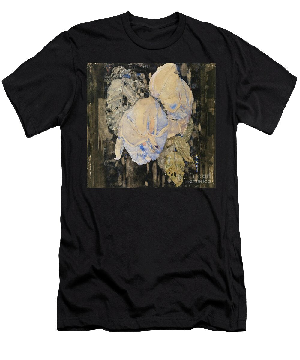 Faded Roses Watercolor Charles Rennie Mackintosh T-Shirt
