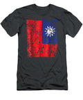 Faded Taiwanese Flag Distressed Flag of Taiwan Diyanx Ela T-Shirt