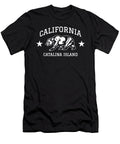 Faded Vintage Catalina Island California Vacation Ocean Vector Deluxe T-Shirt
