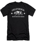 Faded Vintage Huntington Beach California Vacation Ocean Vector Deluxe T-Shirt