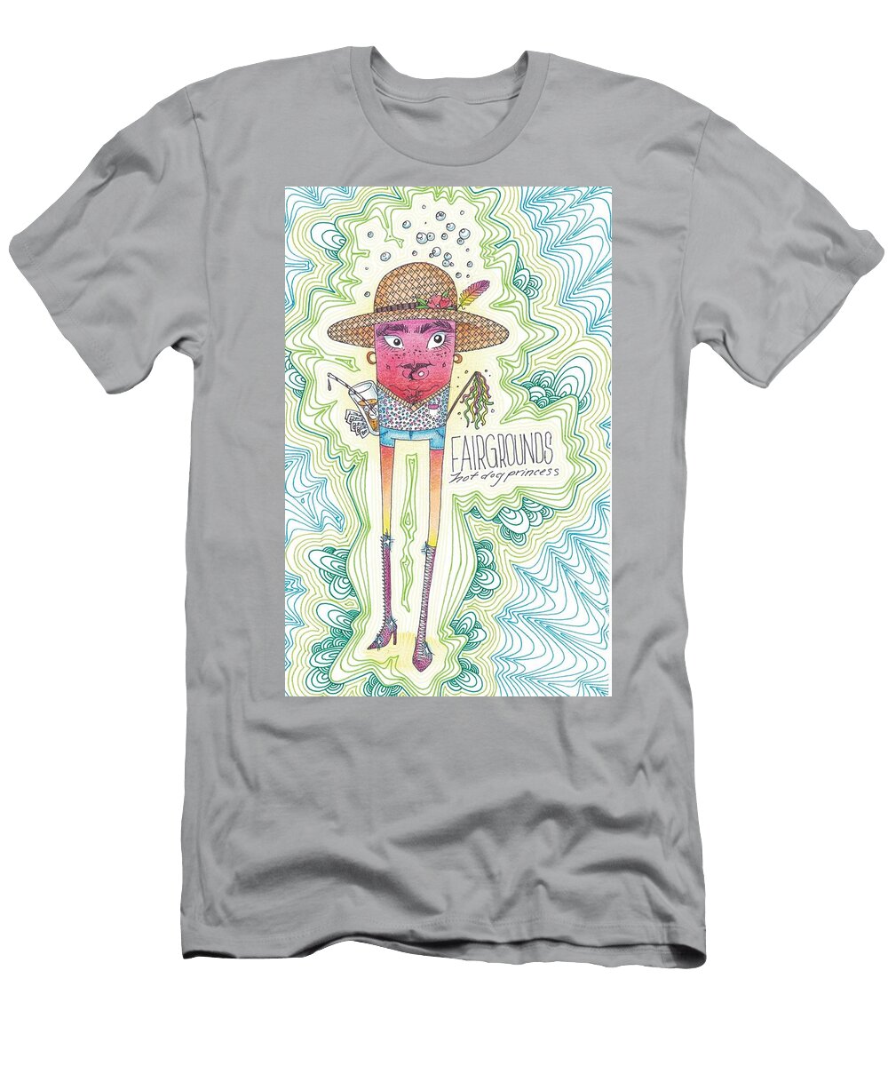 Fairgrounds Hotdog Princess Miranda Brouwer T-Shirt