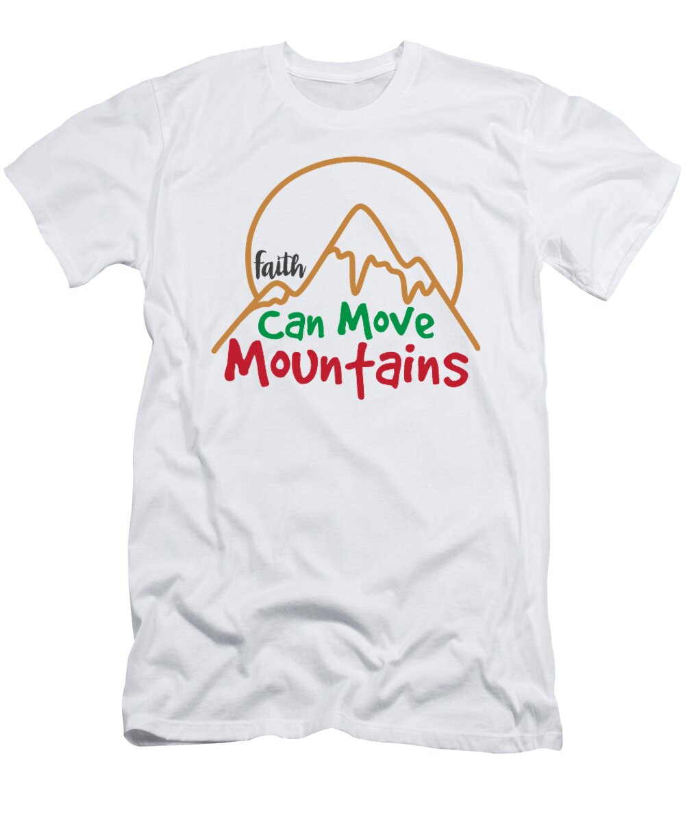 Faith Can Move Mountains Jacob Zelazny T-Shirt