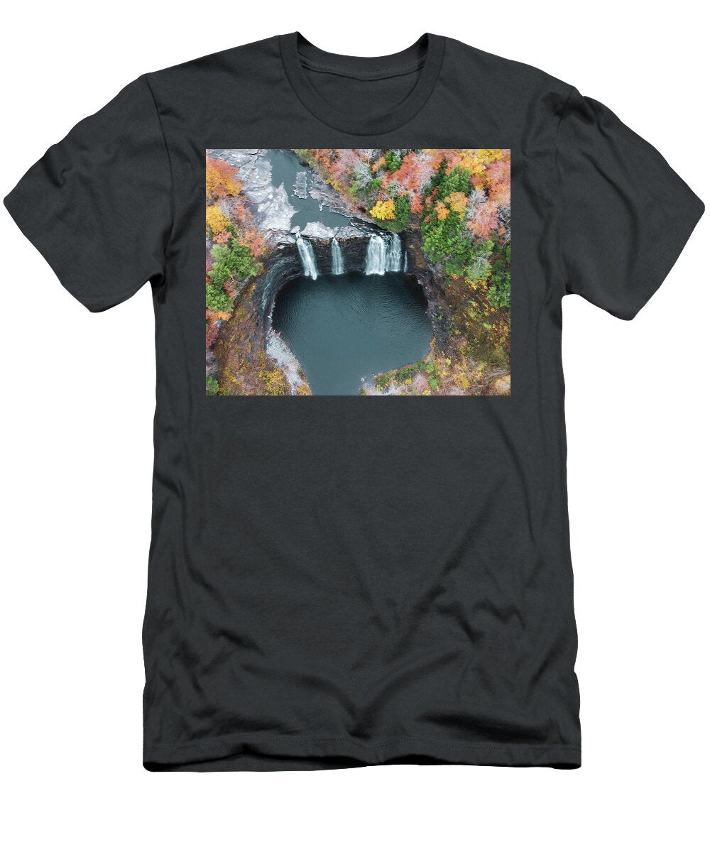 Fall At the Salmon River Falls Wayne Kirby T-Shirt