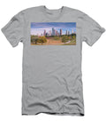 Fall Panorama of Downtown Houston Skyline From Eleanor Tinsley Park Allen Parkway Houston Texas Silvio Ligutti T-Shirt