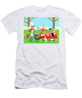 Family Having Barbecue in Garden Ikon Ikon Images T-Shirt