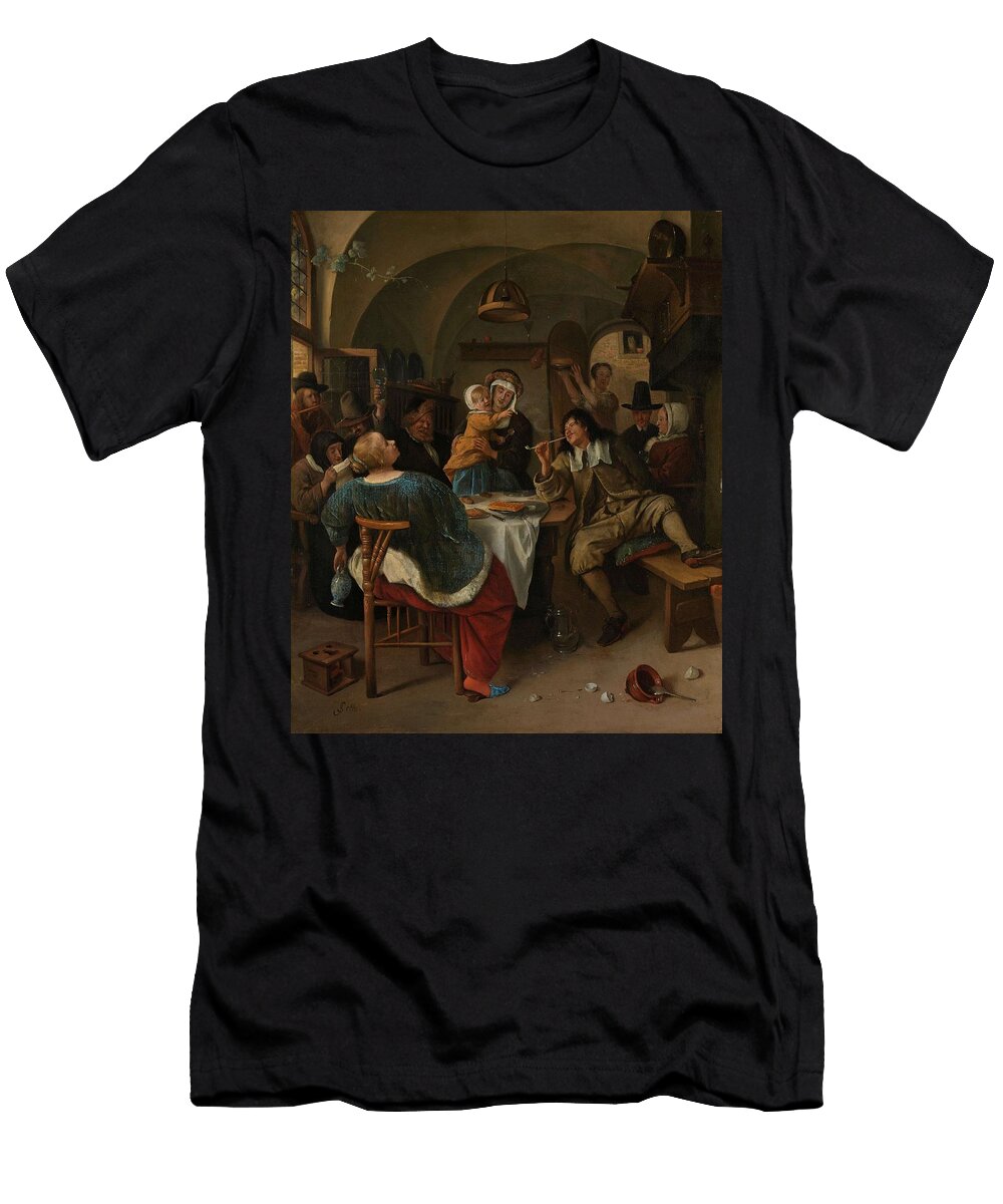 Family Scene Jan Havicksz Steen T-Shirt