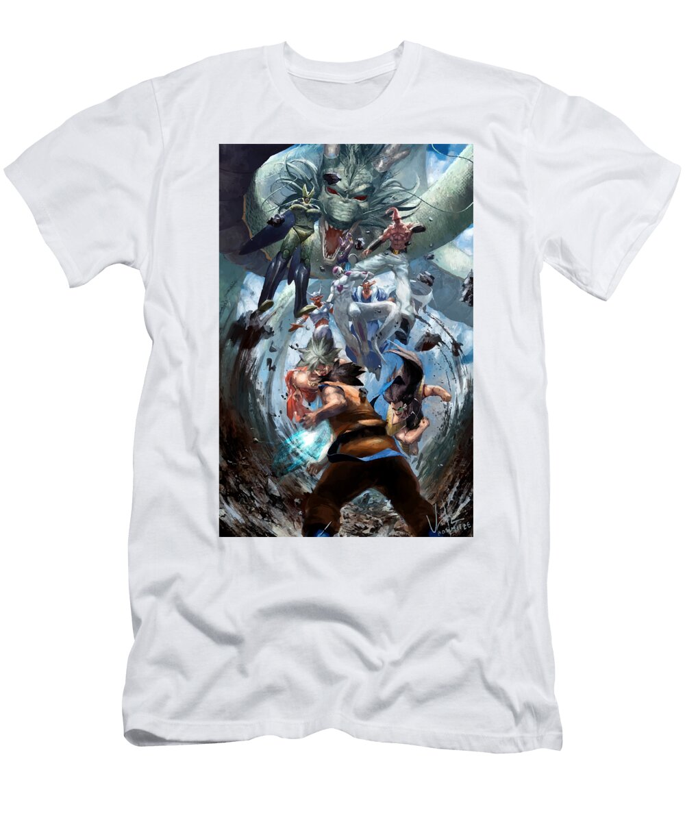 Fan Art Dragonball Wallan Ferreira Da Silva T-Shirt