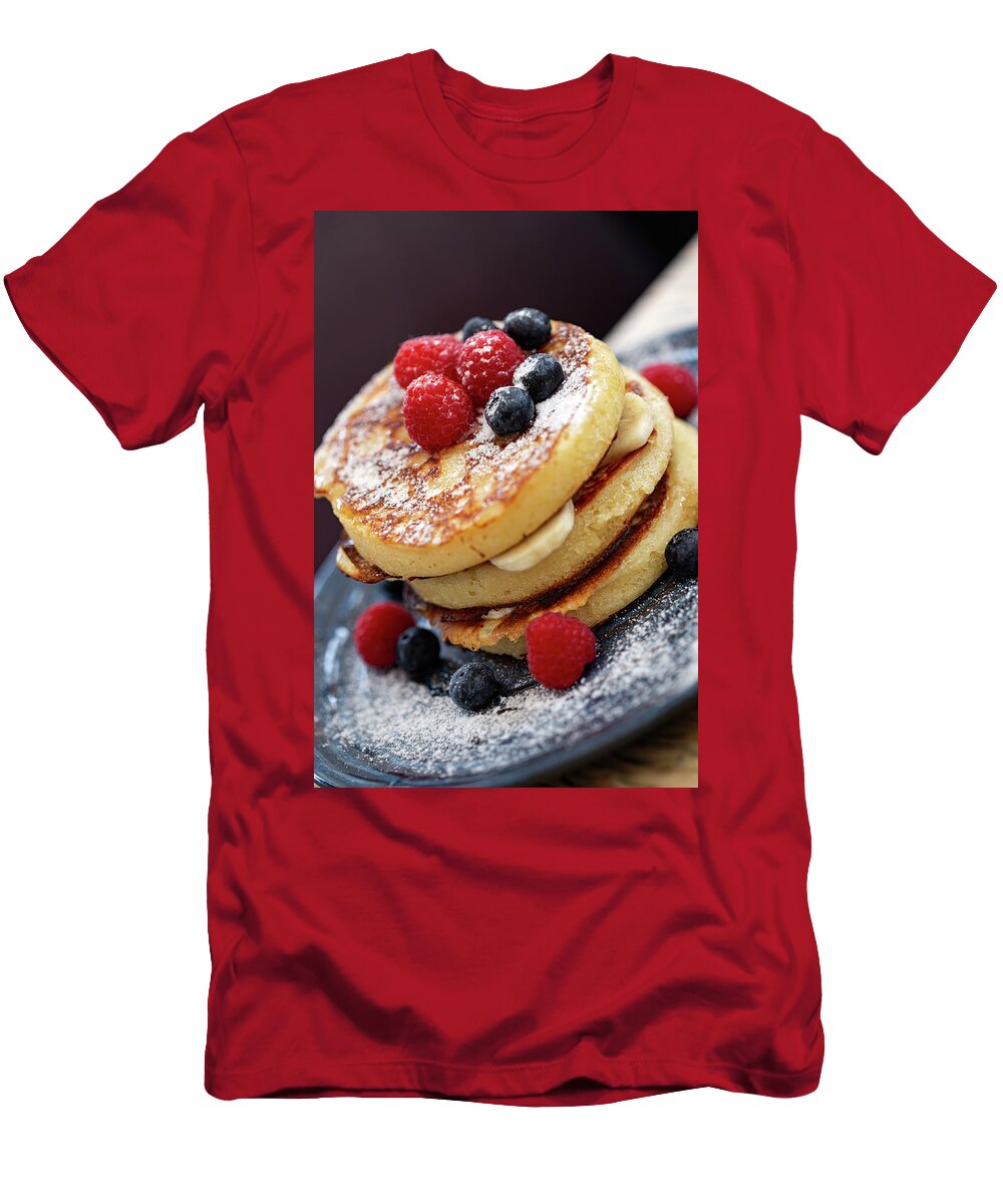 Fancy Cheese Pancakes with Fruits Sebastian Radu T-Shirt