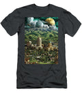 Fantasy Cityscape with Moonlit Mountains Concord Skyline Mount Diablo Nicholas Cummings T-Shirt