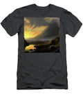 Fantasy Mountain At Dusk Pierre Blanchard T-Shirt
