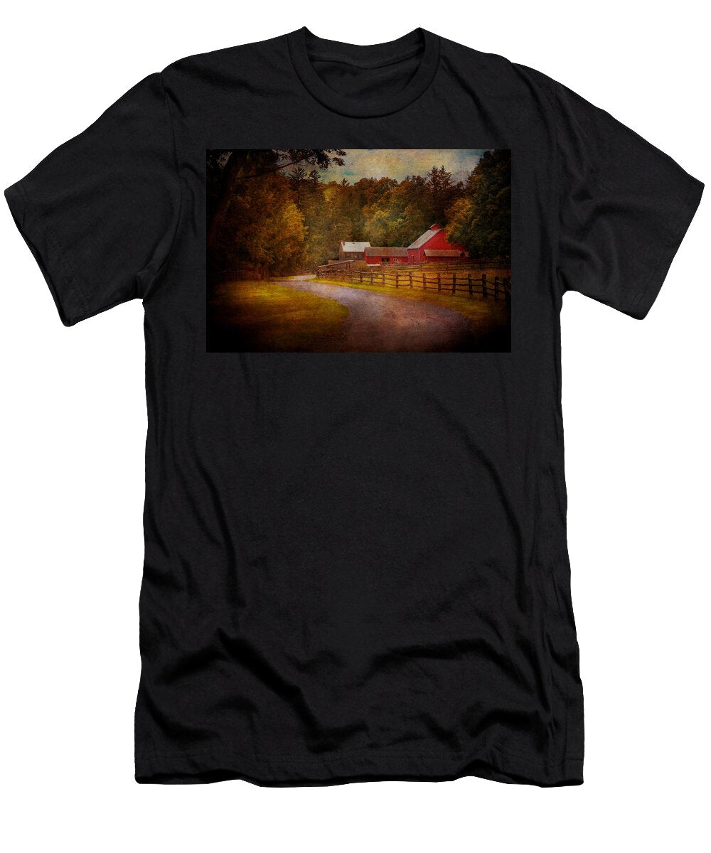 Farm Barn Rural Journeys Mike Savad T-Shirt