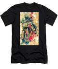 Fast Bikes Illustration Kawasaki Z H2 Supercharged Urban Night Striking Colorful Motorcycle Art Eldre Delvie T-Shirt