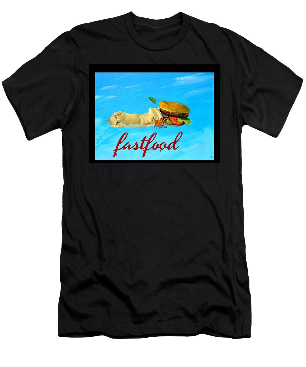 Fast Food Collision Douglas Morris T-Shirt