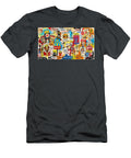 Fast Food Restaurants Inspired By the Style of Jean Michel Basquiat 20260429a2 Wingsdomain Art and Photography T-Shirt