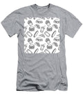 Fast Food Seamless Pattern Hand Drawn Pizza Burger and Fries Rhandz Ballesteros T-Shirt