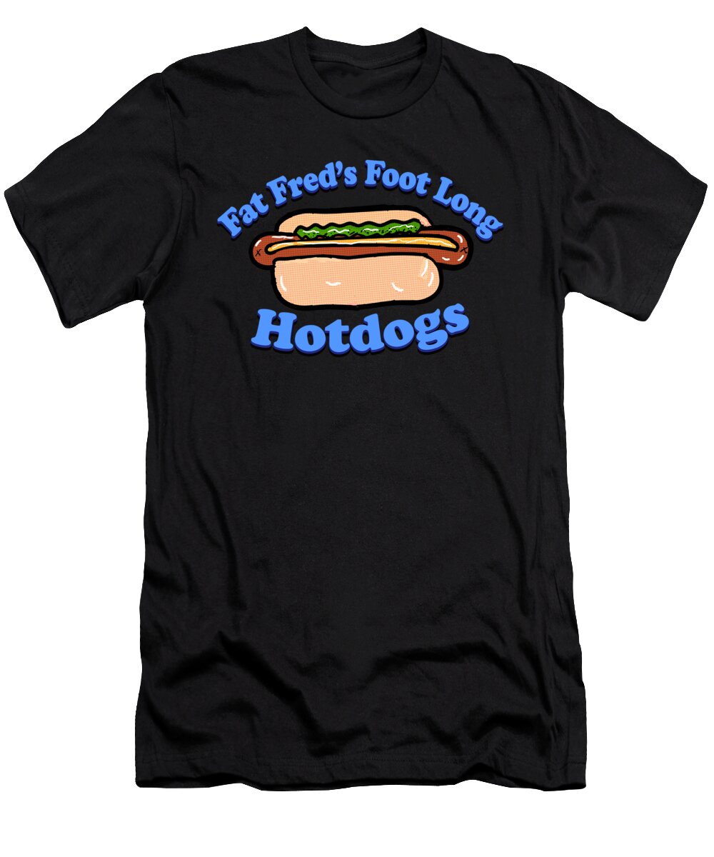 Fat Freds Hotdog Logo Eric Allen T-Shirt