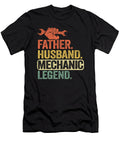 Father Husband Mechanic Legend Funny Mechanic Lisa Stronzi T-Shirt