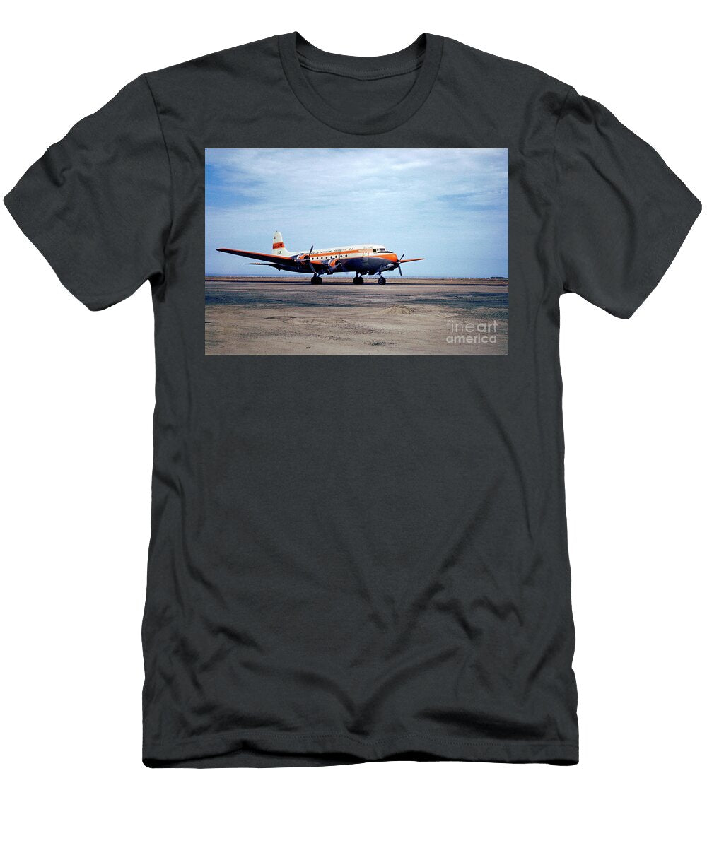 Faucett Airlines Douglas DC 4 41 148 Ob Pap 148 Wernher Krutein T-Shirt