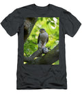 Female Sparrowhawk Perched in Tree Clutching Its Prey Konrad Wothe Natureplcom T-Shirt