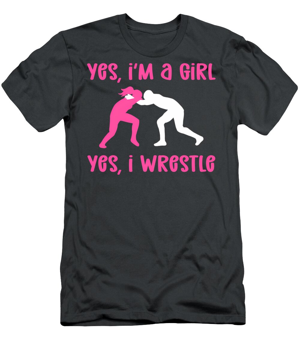 Female Wrestler Girl Motif Quang Vu T-Shirt