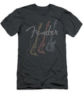Fendertacked Guitar Faded Logo Caeden Hanaa T-Shirt