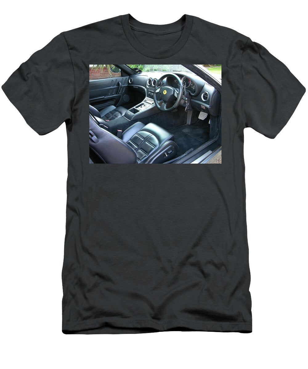 Ferrari 575 Maranello Interior with F1 Paddleshift Gearbox Lawrence Christopher T-Shirt