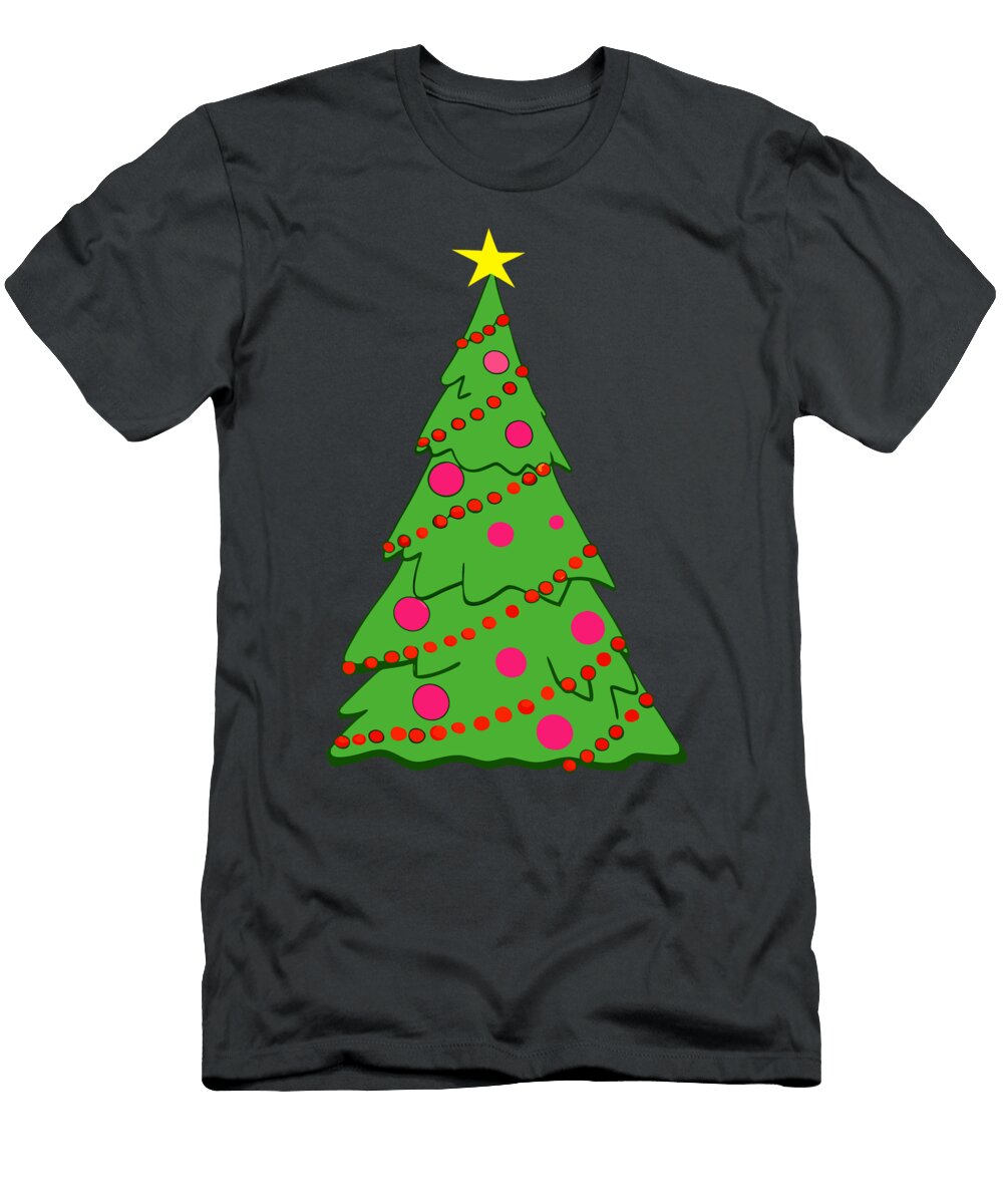Festive Christmas Tree Donald Willis T-Shirt