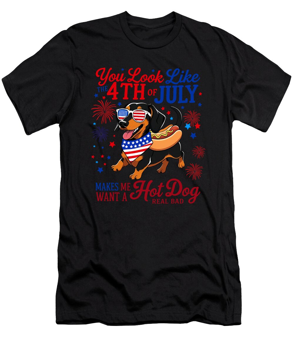 Festive Dachshund Celebration Studi Alex T-Shirt