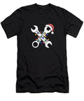 Festive Wrenches with Santa Hat Joanna Redesiuk T-Shirt