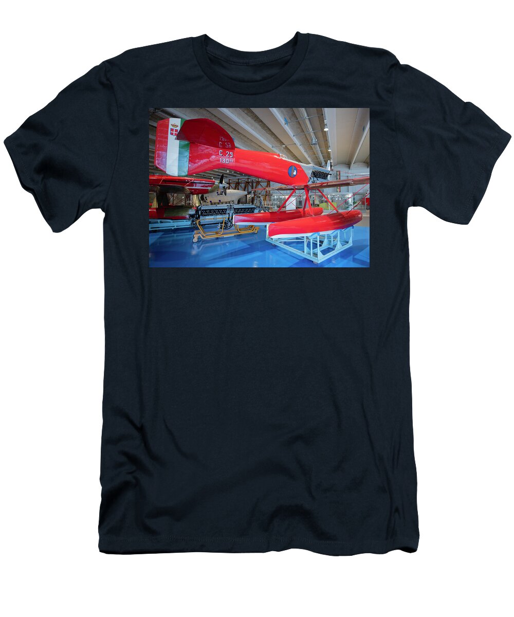 Fiat C29 At Italian Air Force Museum in Vigna Di Valle Italy Ivan Batinic T-Shirt