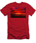 Fiery Sunset Over Horizon Mario G Rivera T-Shirt