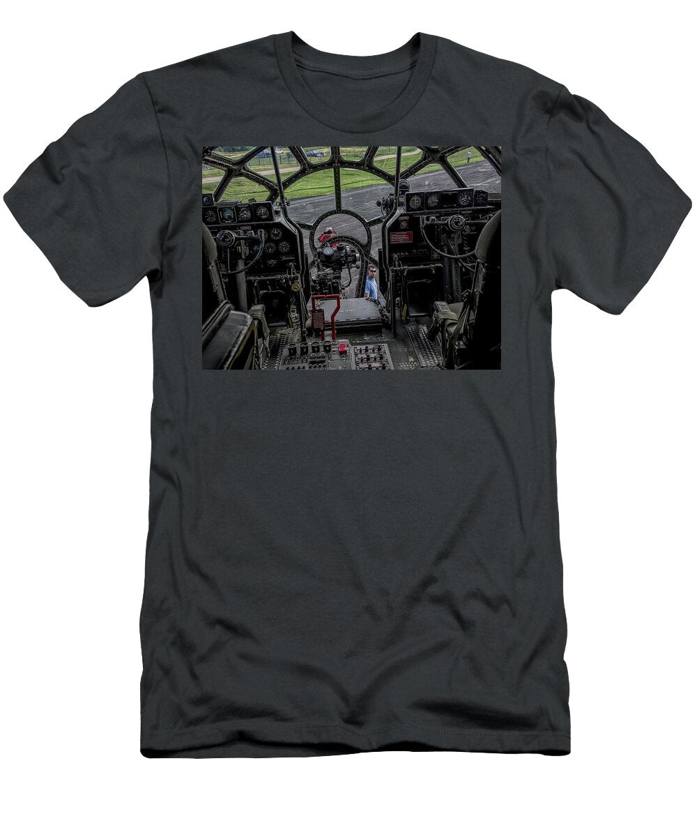 Fifi B29 Superfortress Cockpit John Straton T-Shirt