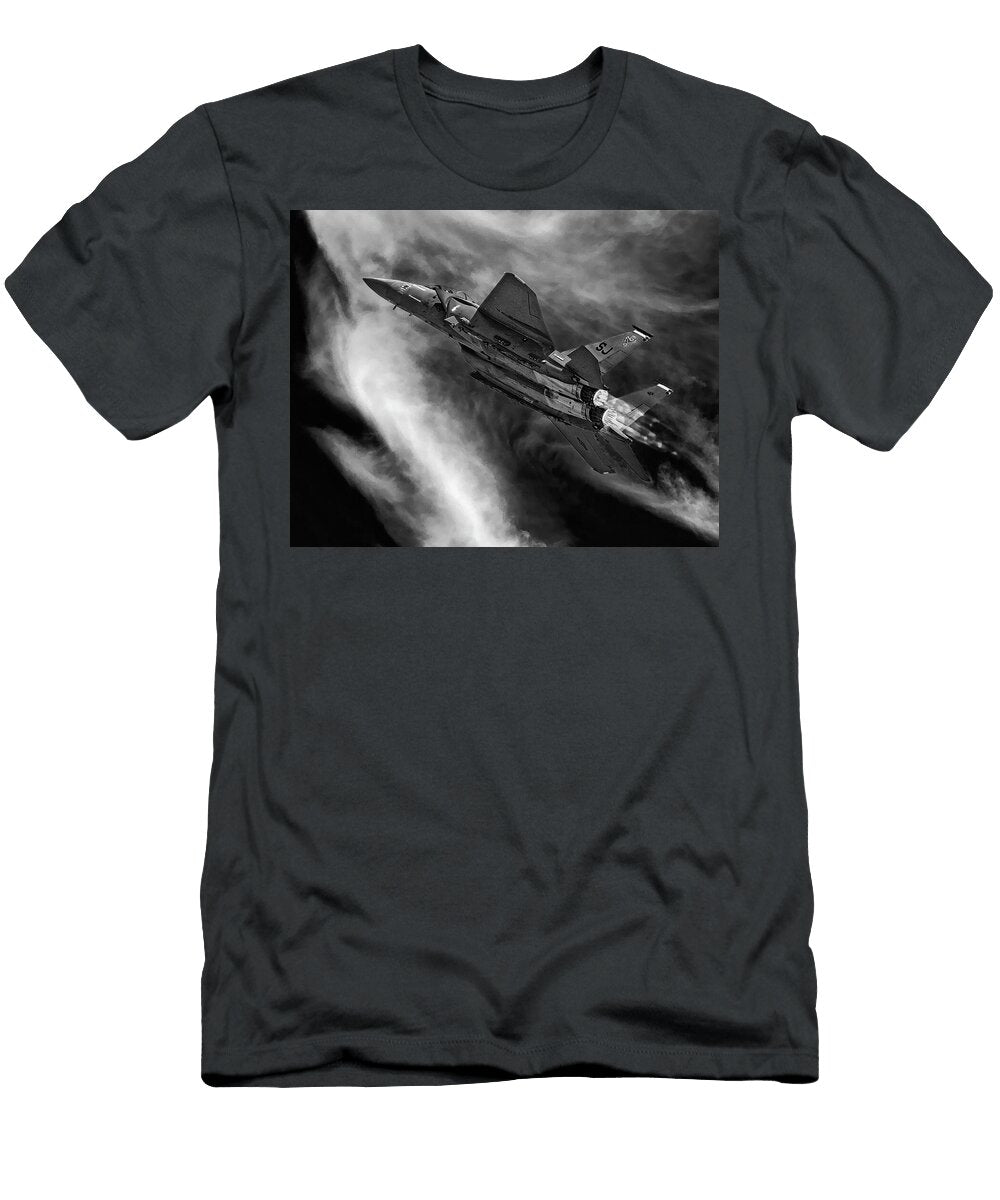 Fighter Jet in Dramatic Takeoff Jeff Stallard T-Shirt