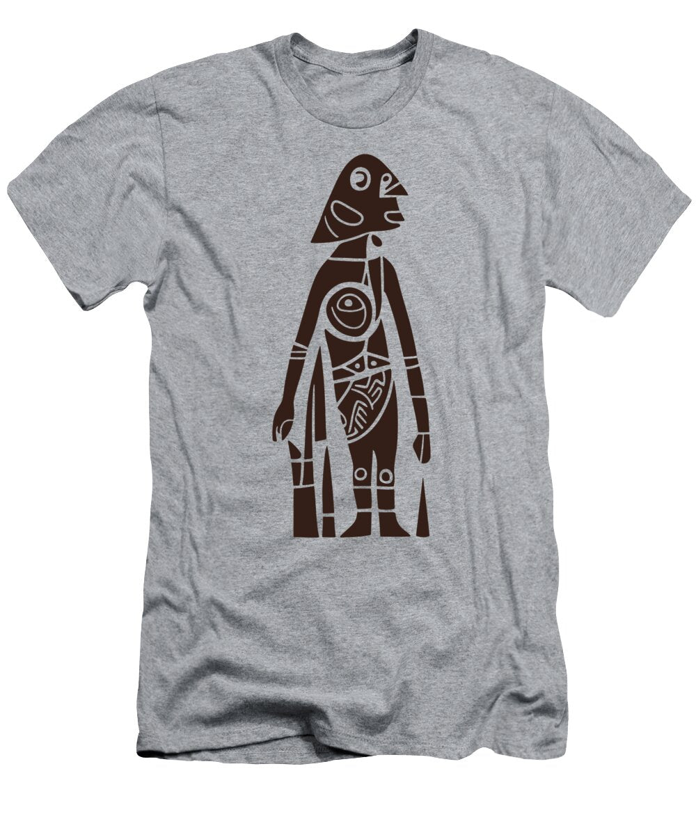 Figure in the Style of Primitive Art Michal Boubin T-Shirt