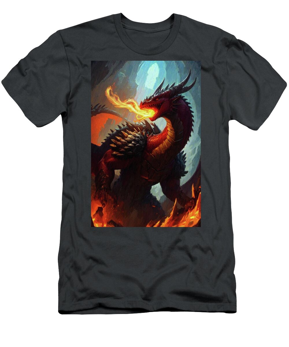 Fire Dragon Sarah Kirk T-Shirt
