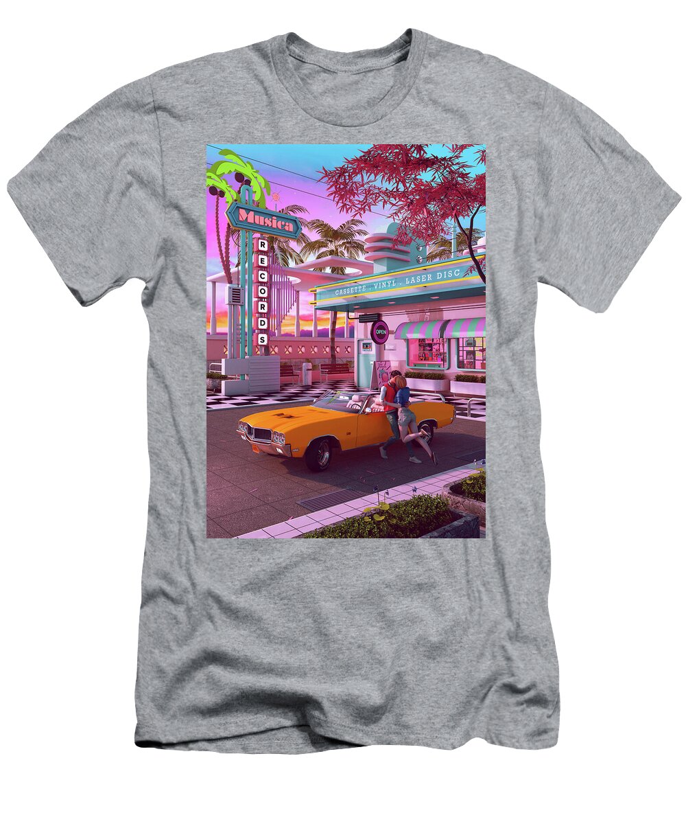 First Kiss 80s Nostalgia Denny Busyet T-Shirt