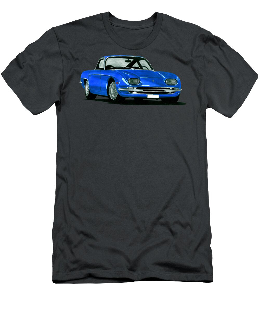 First Production Vehicle Produced By Lamborghini Lamborghini 350 Gt 35l V12 Carrozzeria Touring Vladyslav Shapovalenko T-Shirt