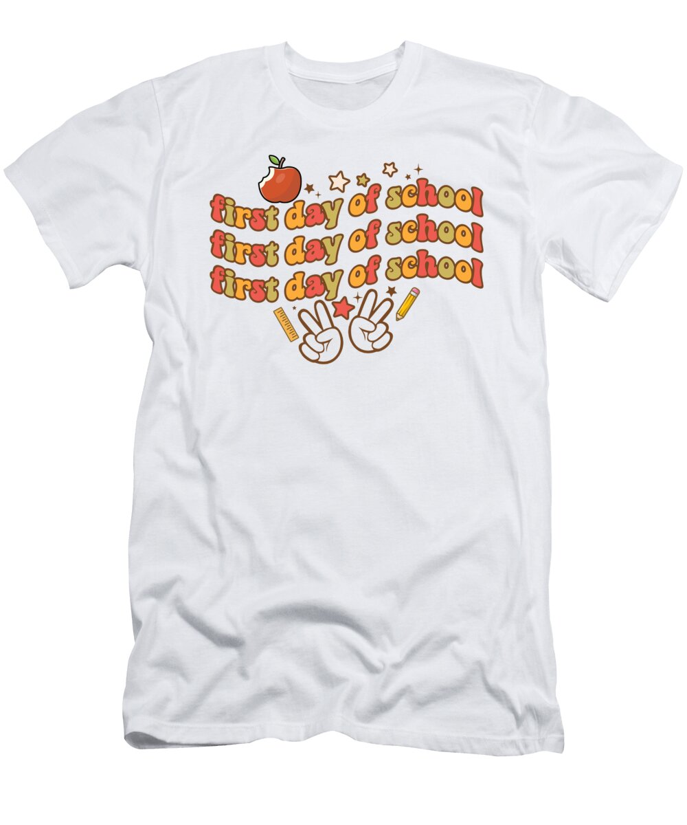 Firstday of School Teaching School Art Licensed Art T-Shirt