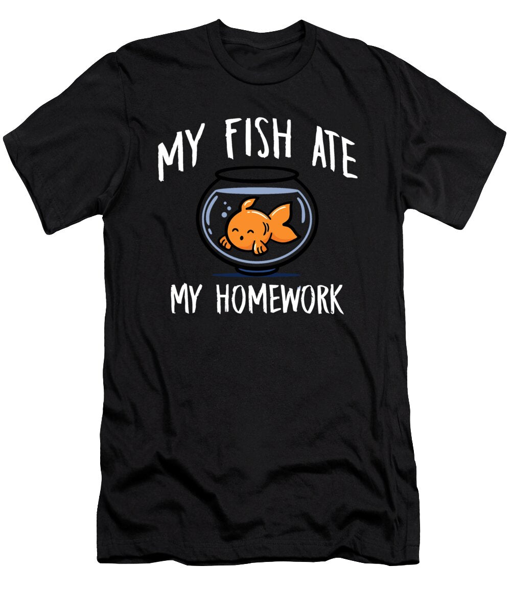 Fish Ate My Homework Razizah Sidqi T-Shirt