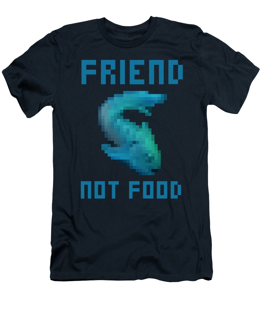 Fish Friend Pixel Art Liben Isthart T-Shirt